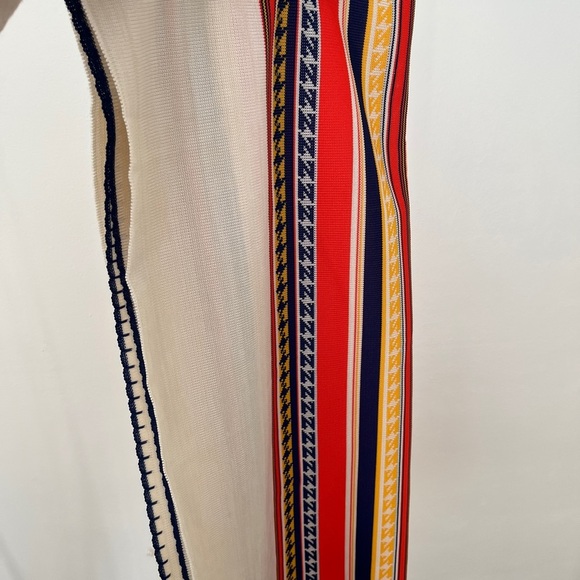 Vintage 1970s Fabric Multicolor stripes - Picture 4 of 7